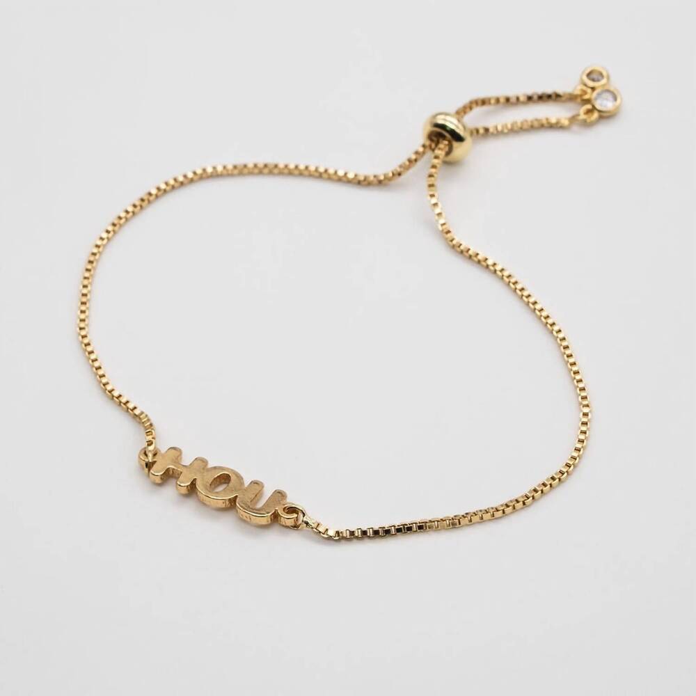 NEW BRENDA GRANDS women's hou bracelet in gold